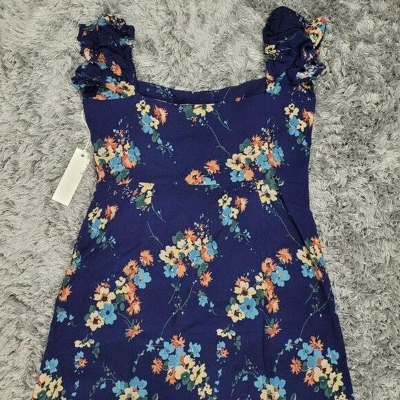 Revolve Capulet Mae Button Closure Midi Sedona Floral Dress Size Small Bohemian - Picture 8 of 10